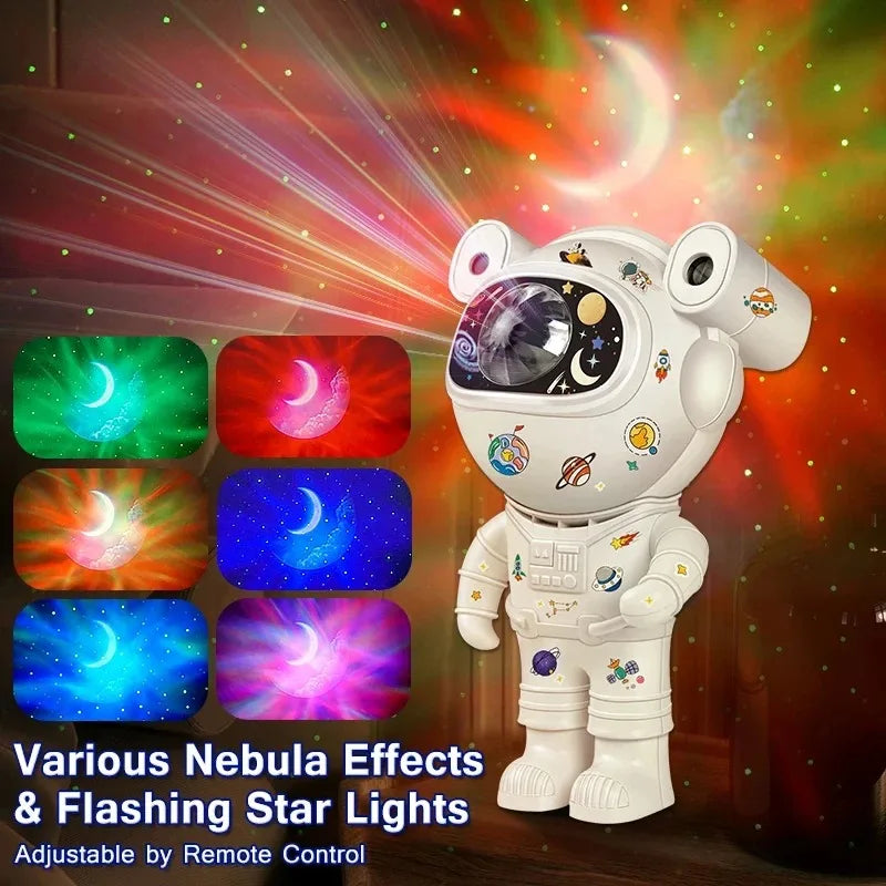 ๐ Kids Astronaut Star Projector Night Light