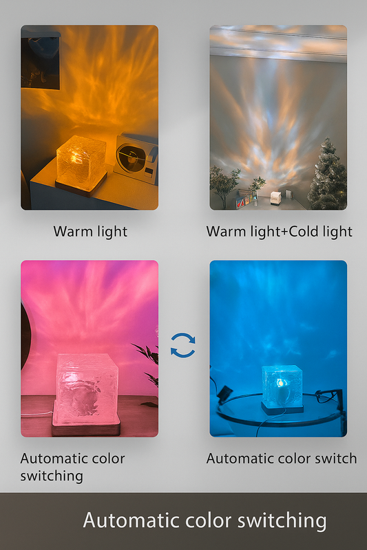 🌊 Ocean Wave Aurora Projector Light ✨